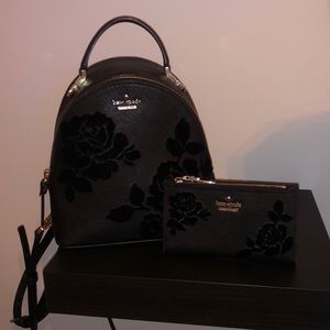 Kate Spade Backpack & Matching Wallet